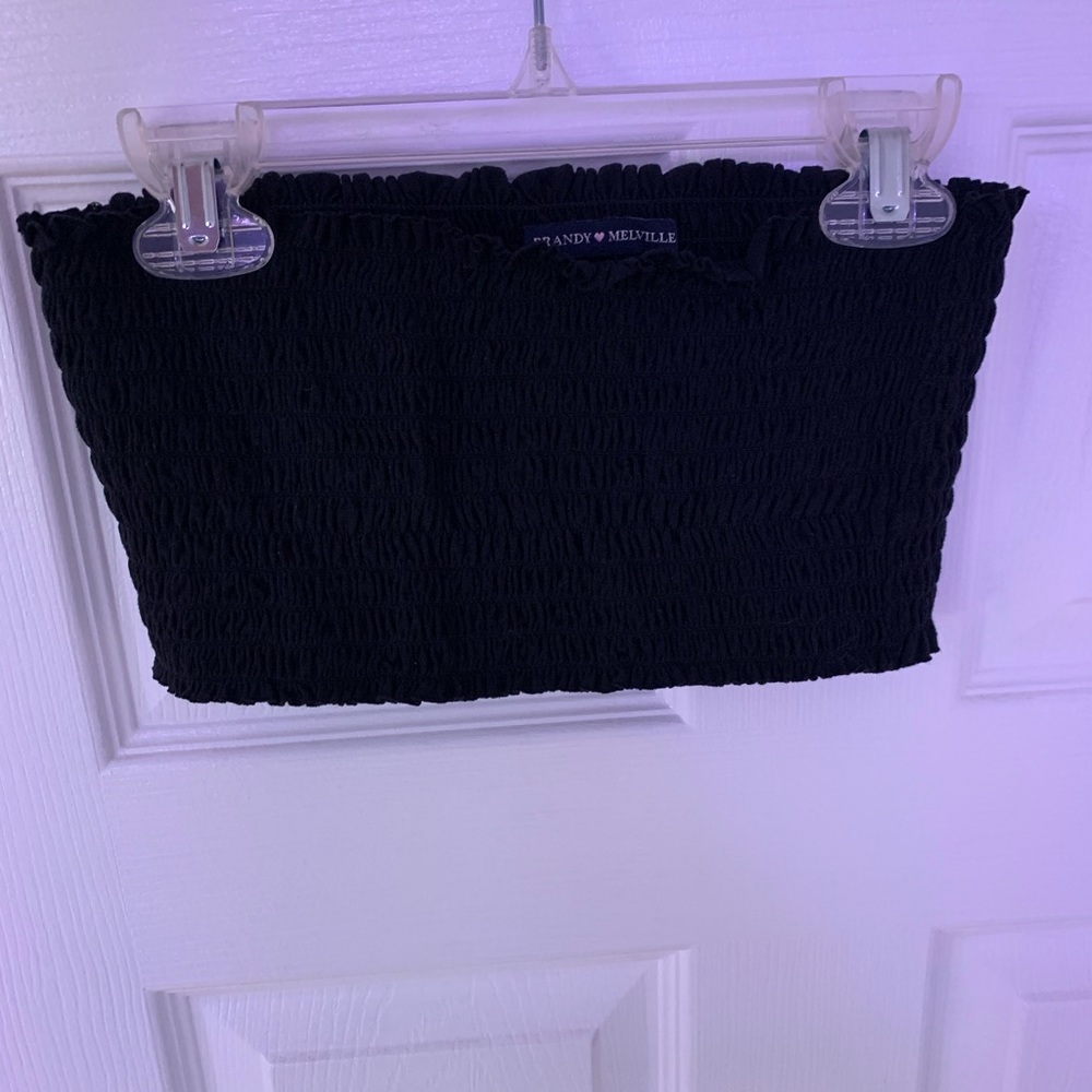 Brandy stretchy strapless top